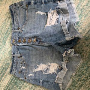 Altar'd State Ripped Jean Shorts